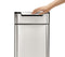 Simplehuman Prullenbak Touch Bar - 30 l - Zilver