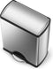 Simplehuman Rectangular Classic Recycler Prullenbak - 30+16 l - Zilver