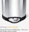 Simplehuman Semi Round Stepcan Prullenbak - 10 l - Mat RVS