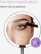 Simplehuman Sensor Compact Spiegel - Reisspiegel - Zilver - Make up Spiegel - Kantelbaar - Automatisch Licht - Makeupspiegel