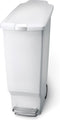 Simplehuman Slimline Prullenbak - 40 l - Plastic - Wit