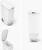 Simplehuman Slimline Prullenbak - 40 l - Plastic - Wit