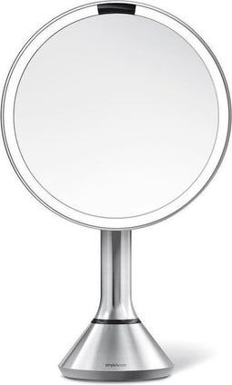 Simplehuman - Spiegel met Sensor - Rond - 5x Vergroting - Zilver
