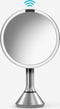 Simplehuman - Spiegel met Sensor - Rond - 5x Vergroting - Zilver