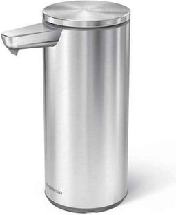 Simplehuman - Zeepdispenser 266 ml Oplaadbaar met Sensor - Zilver - Roestvast Staal