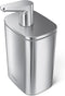 Simplehuman - Zeepdispenser Pulse Handpomp RVS 473 ml - Zilver - Roestvast Staal