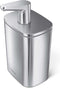 Simplehuman - Zeepdispenser Pulse Handpomp RVS 473 ml - Zilver - Roestvast Staal