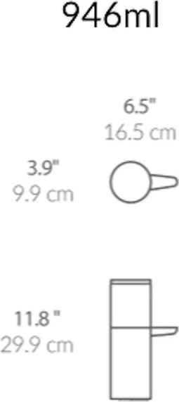 Simplehuman - Zeepdispenser Sensor Max 946 ml - Zilver - Roestvast Staal