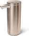 Simplehuman Zeepdispenser Sensor - Oplaadbaar - RVS - 266 ml - Rose Goud