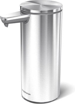 Simplehuman Zeepdispenser Sensor - Oplaadbaar - RVS - 266 ml - Zilver