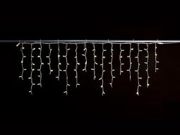 Simply-connect PRO LINE - ijspegelverlichting - 2 x 0.70 m - 88 leds - warmwit - witte kabel - 230 V