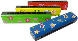 Simply for Kids - 1 x Houten Mondharmonica
