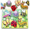 Simply for kids Knopjespuzzel 6 stukjes insecten