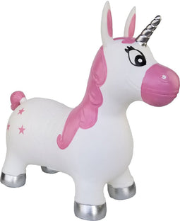 Simply For Kids Skippybal Eenhoorn Wit/roze 50 Cm