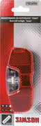 Simson Achterlicht Coast Led Batterij Bagagedrager Rood