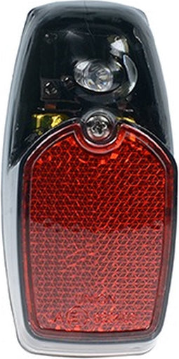 Simson Achterlicht Spatbord Led Rvs Rood/zwart