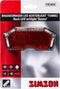Simson Achterlicht Tunnel Led Batterij Bagagedrager Rood