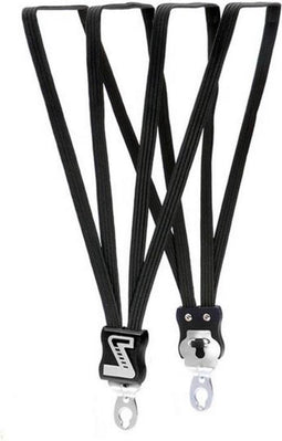 Simson Extra lange snelbinder - 4 stevige binders - zwart