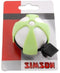 Simson Fietsbel Sport Wit Limegroen
