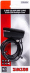 Simson Koplamp Luna E-bike Led 6 Cm Voorvork 25 Lux Zwart