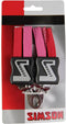 Simson Korte snelbinder - 3 binders - roze en rood - 49 cm - geschikt voor kinderfietsen