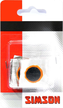Simson Ronde Bandenplakkers 16 Mm Zwart 8 Stuks