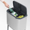 Brabantia Bo Touch Bin - Prullenbak - 11 + 23 liter - Afvalscheiding - Matt Steel Fingerprint Proof