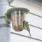 Singing Friend Hello Feedr - Vogelvoederhuisje Hangend - Groen - 17.5 x 19 cm