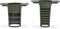 Singing Friend Multi Feedr - Vogelvoederhuisje - Groen Wit - 17.5 x 19 cm