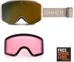 Sinner AURA skibril - Licht Grijs