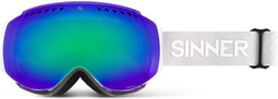 Sinner EMERALD skibril - Wit - Groene Lens