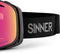 Sinner OLYMPIA+ skibril - Zwart - Sintrast® Lens