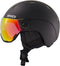 Sinner Titan Visor Trans+ Skihelm Met Vizier 2023 | Orange Cat 1-3 | Matte Black | Maat: 59 - 62 cm