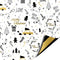 Sinterklaas cadeau papier gold || Luxe cadeau papier voor uw sinterklaas cadeaus. || Voor 15:00 besteld = volgende dag in huis