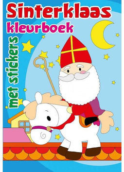 Sinterklaas kleurboek met stickers