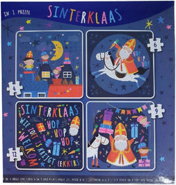Sinterklaas Puzzel 4-in-1