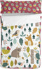 Gewatteerd beddengoed met ritssluiting HappyFriday Moshi Moshi Harvestwood Multicolour 105 x 200 cm