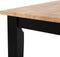 Eettafel HOUSTON Bruin/zwart 120 cm 75 cm Hout