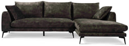 Tower living nottingham 2,5-al + chaise r - Grey olive
