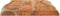 vidaXL - Tafelblad - rechthoekig - natuurlijke - rand - 70x40x2,5 - cm - acaciahout