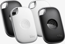 Tile Pro (2024) - Bluetooth Tracker - SOS-functie en luidste beltoon - Zwart/Wit (4-Pack)