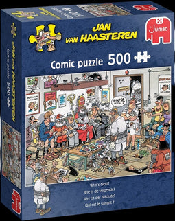 Jan van Haasteren - Wie is de volgende? - 500 stukjes legpuzzel