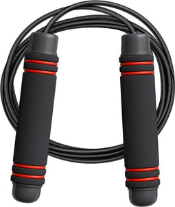 Nuvance Professioneel Sport Springtouw - Verstelbaar - Volwassenen en Kinderen - Zwart/Rood