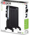 Haeger Top Mica Black - Elektrische Kachel - Elektrische verwarming - 1500 Watt