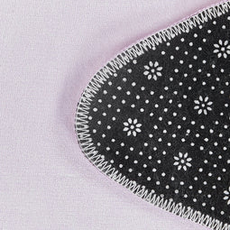 SIRIUS - Vloerkleed - Roze - 120 x 120 cm - Polyester