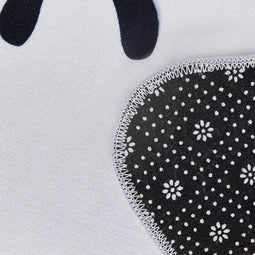 SIRIUS - Vloerkleed - Wit - 120 x 120 cm - Polyester