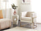 SIRKKA - Fauteuil - Beige - Fluweel