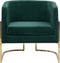 SIRKKA - Fauteuil - Groen - Fluweel