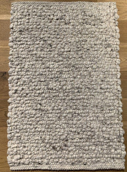 Sirmione 133 Vloerkleed - 250x350 - Rechthoek - Laagpolig,Structuur Tapijt - Industrieel - Grijs