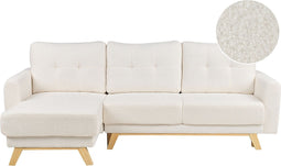 SIRO - Slaapbank - Wit - Rechtszijdig - Bouclé